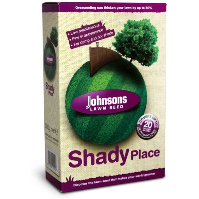 Johnsons Shady Lawn Grass Seed 500g Selectric