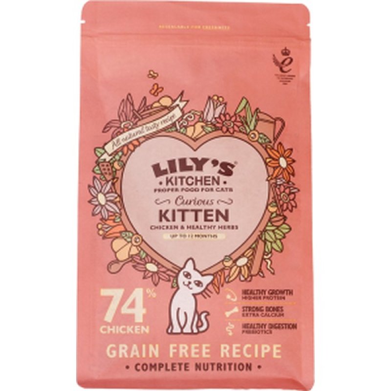 Lily's Kitchen Curious Kitten Dry Food for Cats 800g Selectric