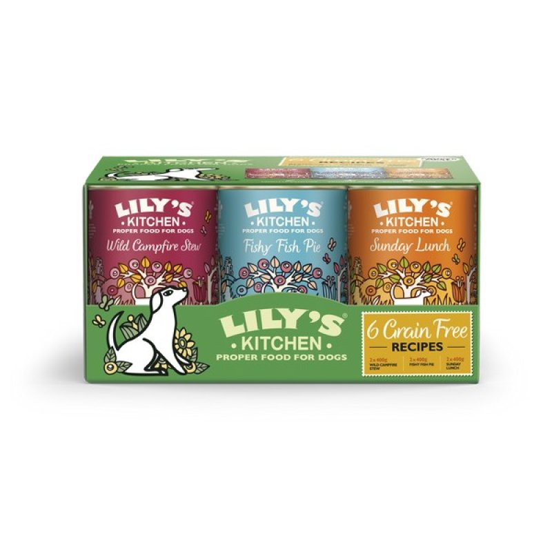 Lily's Kitchen Multipack Grain Free Recipes 400g Selectric