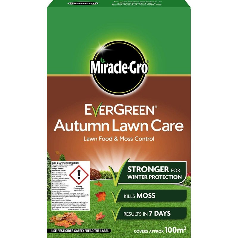 MiracleGro Autumn Lawn Care 100m2 + 20 Extra Free Selectric