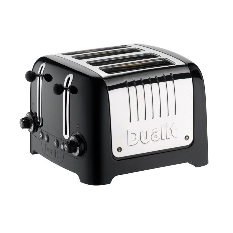 Dualit 4 Slot Lite Toaster Black Gloss Selectric
