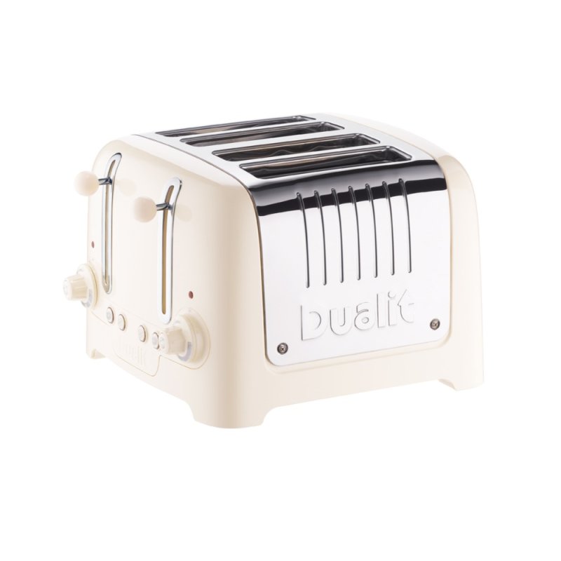 Dualit Lite 4 Slice Toaster Canvas White Selectric