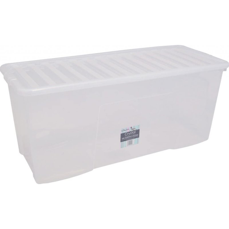 Wham Crystal Storage Box & Lid 133 Litre Selectric