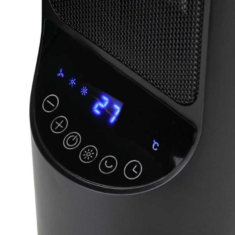 Black & Decker 2KW Low Noise Ceramic Tower Fan Heater with Timer