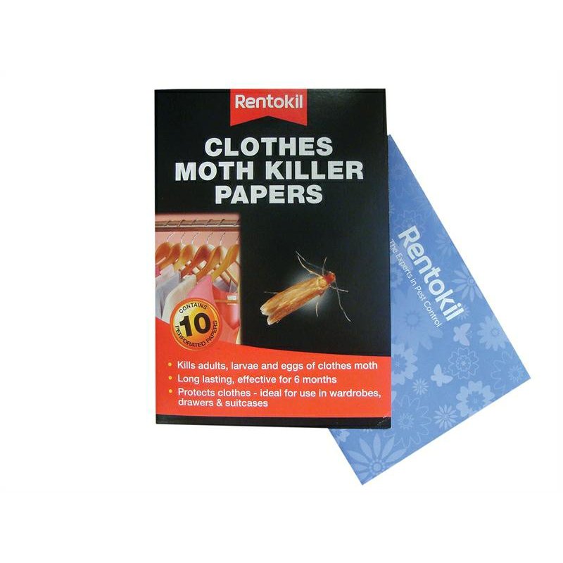 Rentokil Clothes Moth Killer Papers 10 Strips Selectric