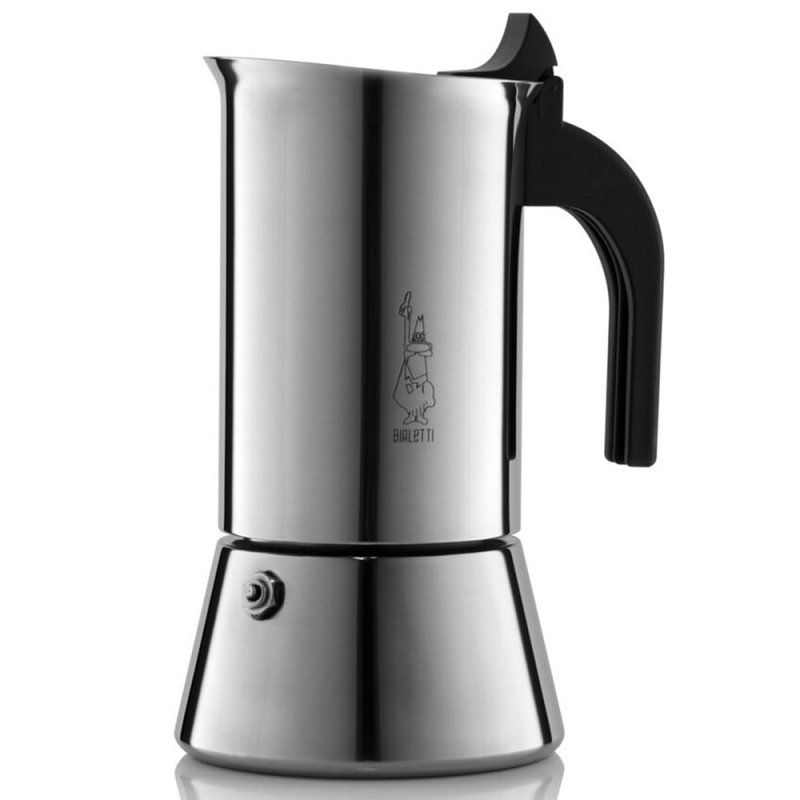 Bialetti Venus 10 Cup Stainless Steel Stovetop Espresso Maker Selectric