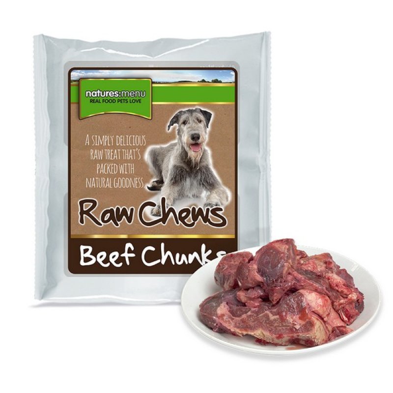 Natures Menu Frozen Beef Chunks 1kg Selectric