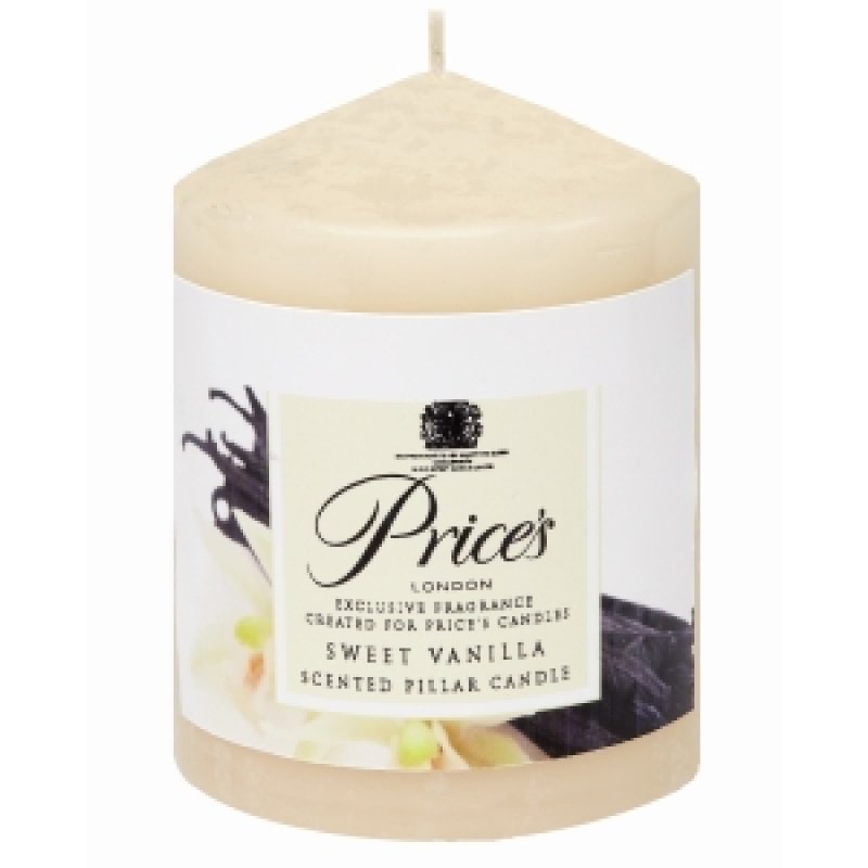 Scented Pillar Candle Sweet Vanilla Selectric