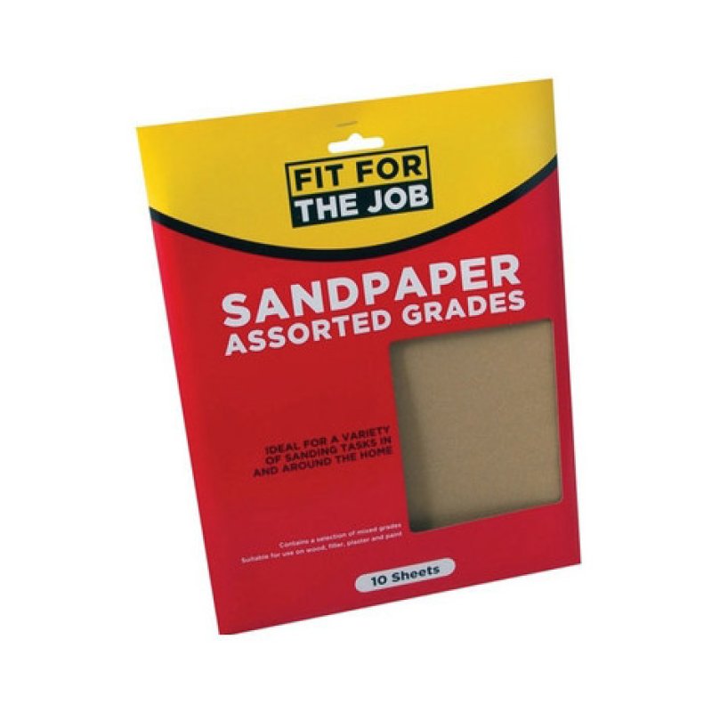 Assorted Sandpaper 10pk Selectric
