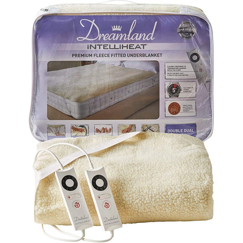Dreamland Intelliheat fast heat up premium soft fleece electric