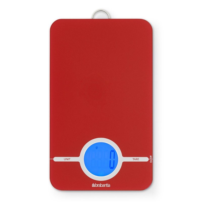 Brabantia Essential Digital Kitchen Scales Red Selectric