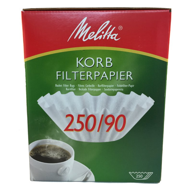 Melitta Type 90 Coffee Filter Paper Baskets pk250 Selectric