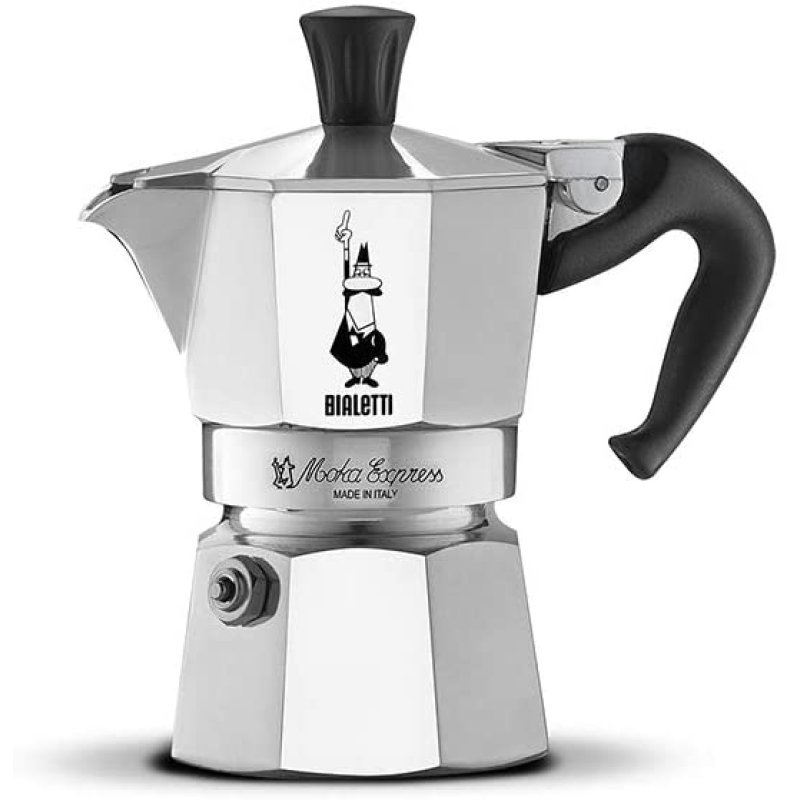 Bialetti 2 Cup Moka Express Stovetop Espresso Maker Selectric