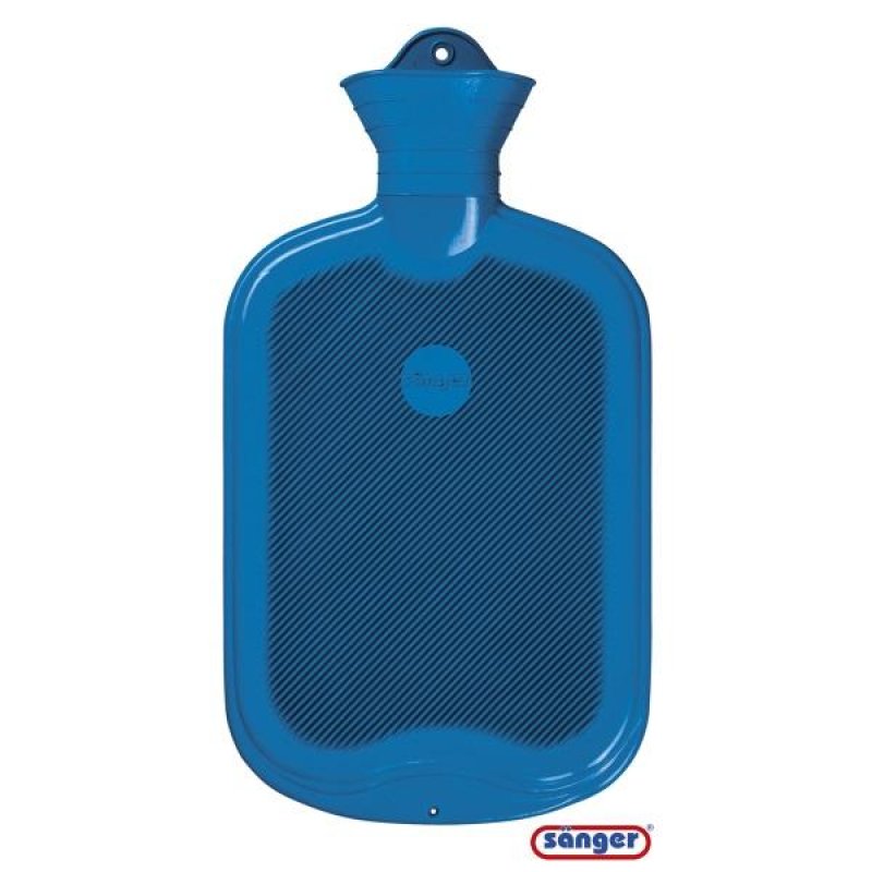 Hot Water Bottle Ribbed Dark Blue Selectric