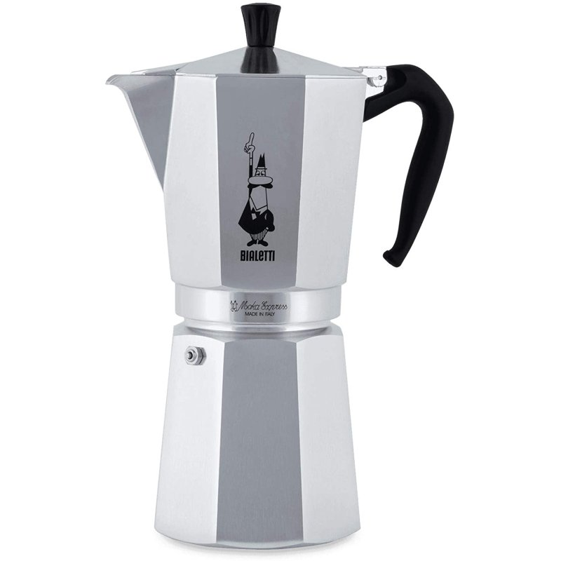 Bialetti 18 Cup Moka Express Stovetop Espresso Maker Selectric