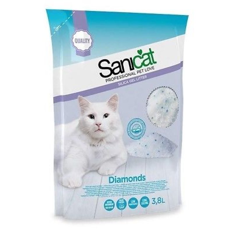 Sanicat 3.8L Professional Silica Gel Cat Litter Selectric