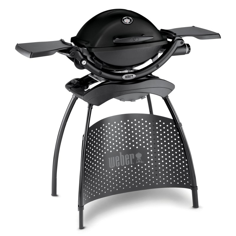 er© Q 1200 Gas Grill With Stand Black Selectric